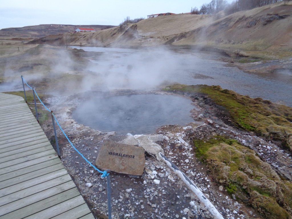 Renewable Energy from Geothermal hot springs in Flúðir, Iceland