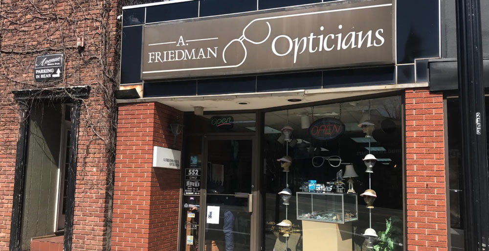 A. Friedman Opticians Has Gone Green